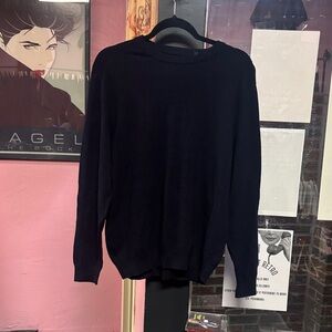 Vintage Men's Navy Crewneck Sweater